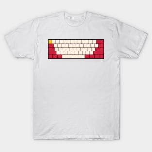 Mechanical Keyboard - Ferrari F1 Team Colour Scheme T-Shirt